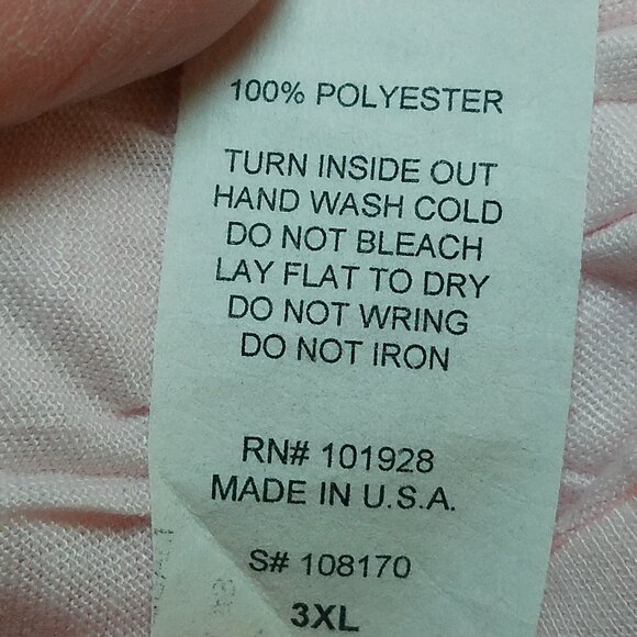 Peach and Pink floral sublimation tunic top Size 3X - Picture 8 of 10